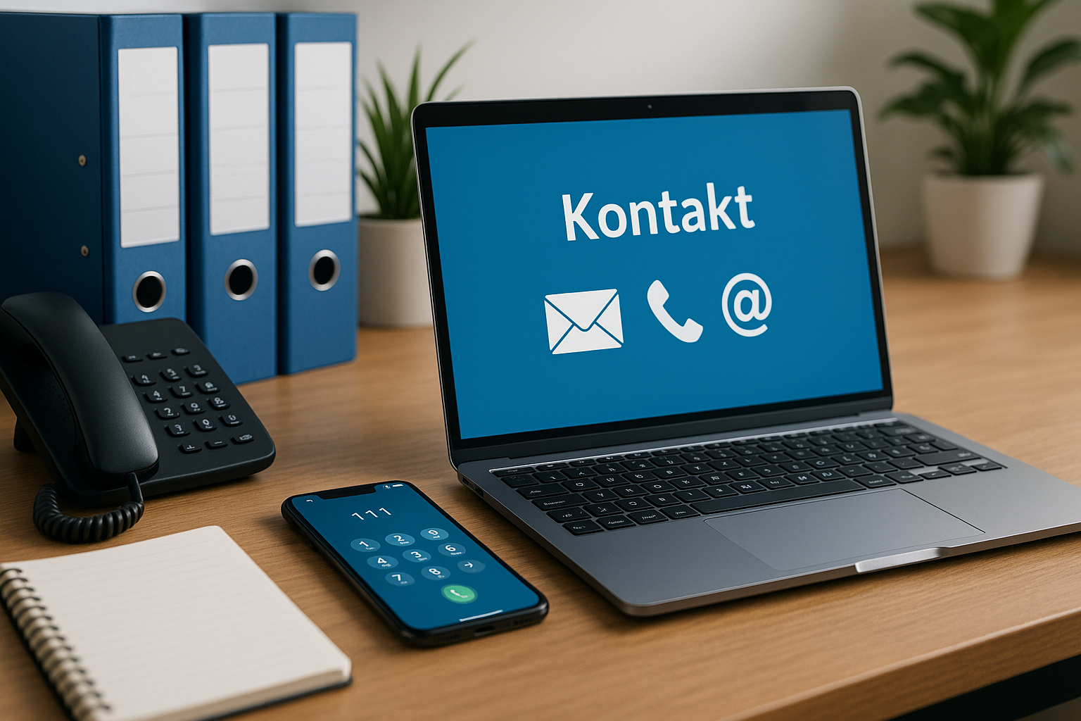 Kontaktaufnahme – Symbolgrafik